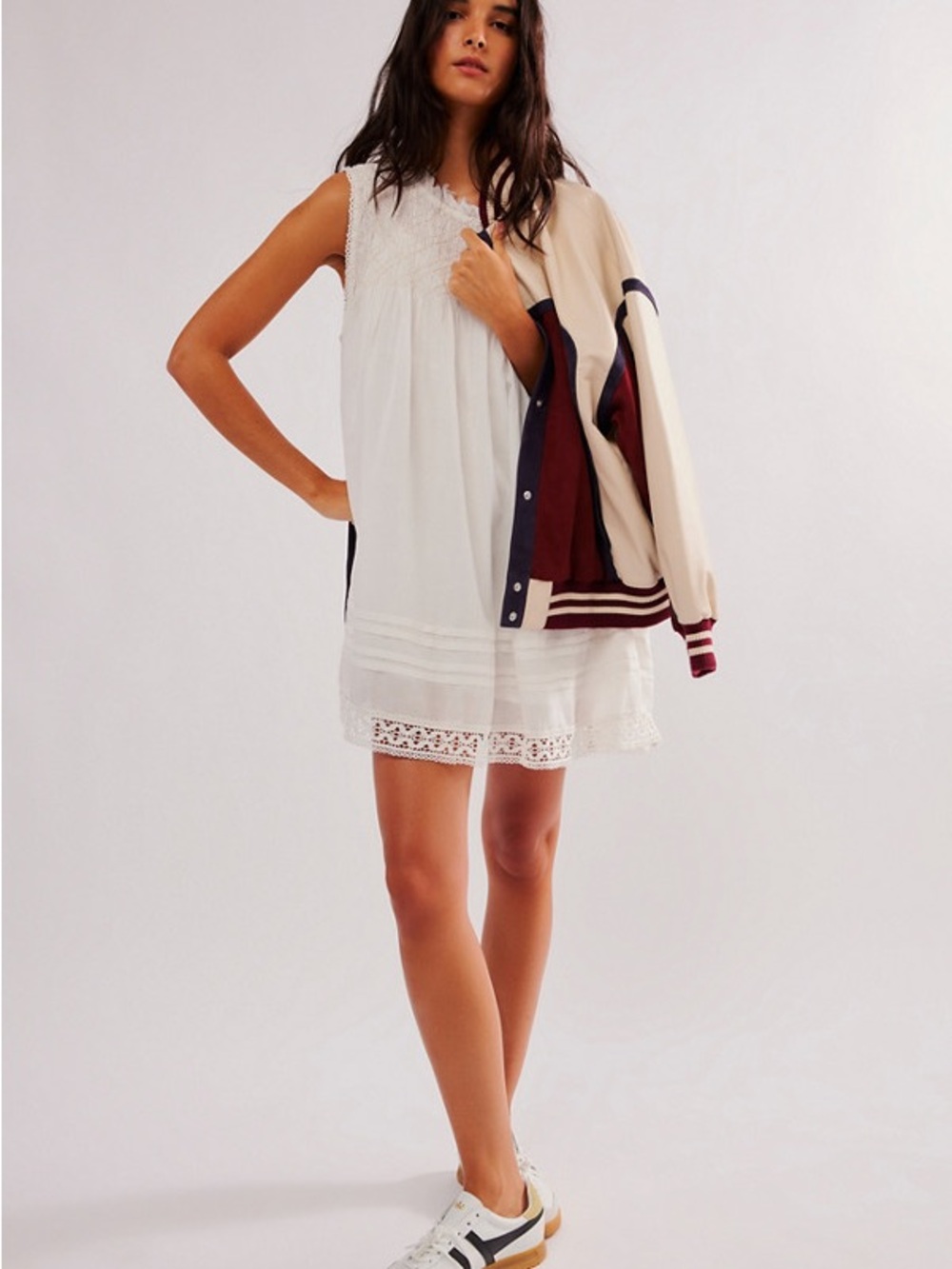 Free People Shea Solid Mini Dress